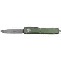 Автоматический складной нож Microtech Ultratech S/E, сталь CTS-204P, рукоять зеленый алюминий купить в Томске