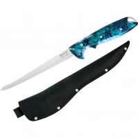 Филейный нож Buck 035 Abyss Fillet Knife Kryptek Neptune Camo 0035CMS34, сталь 420HC, рукоять пластик купить в Томске