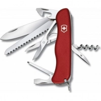 Мультитул Victorinox Outrider 0.8513, сталь X50CrMoV15, рукоять нейлон, красный купить в Томске