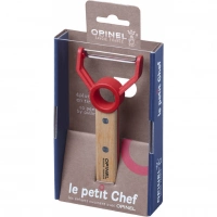 Нож для чистки овощей Opinel Peeler, деревянная рукоять, нержавеющая сталь, коробка купить в Томске