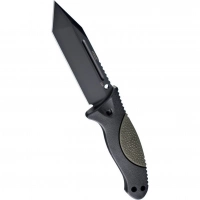 Нож с фиксированным клинком EX-F02 Black Tanto Blade, OD Green Handle 11.4 см. купить в Томске