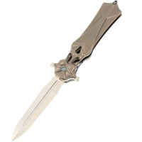 Складной нож Amulet Rikeknife, сталь M390, черно-серый титан купить в Томске