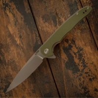 Складной нож CJRB Briar, сталь D2, Green G10 купить в Томске