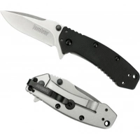 Складной полуавтоматический нож Kershaw Cryo G-10 K1555G10, сталь 8Cr13MoV, рукоять G-10/сталь купить в Томске