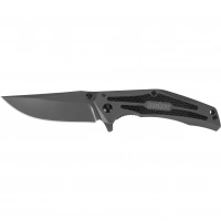 Складной полуавтоматический нож Kershaw Duojet K8300, сталь 8Cr13MoV, рукоять нержавеющая сталь/карбон купить в Томске