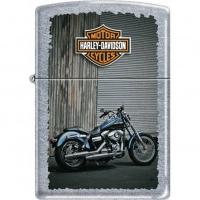 Зажигалка ZIPPO Harley-Davidson® Байк, с покрытием Street Chrome™, латунь/сталь, серебристая, 36x12x56 мм купить в Томске