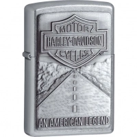 Зажигалка ZIPPO Harley-Davidson® Легенда, с покрытием Street Chrome™ купить в Томске