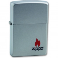 Зажигалка ZIPPO Satin Chrome, латунь с ник.-хром. покрыт., серебр., матовая, 36х56х12 мм купить в Томске