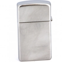 Зажигалка ZIPPO Slim® с покрытием Satin Chrome™, латунь/сталь, серебристая, матовая, 30х10×55 мм купить в Томске